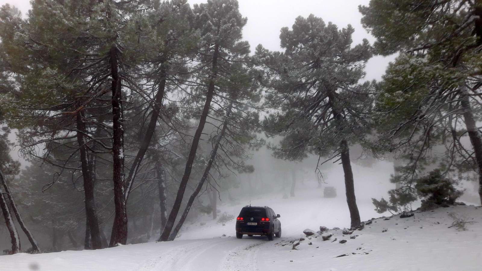 En plena nevada Segureña