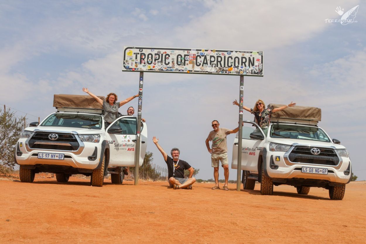 Cruzando el Trópico de Capricornio