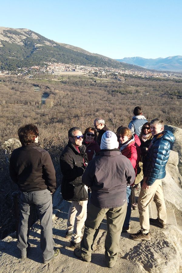 Senda Botánica El Escorial - Silla Felipe II. Geocaching por equipos con Terranatur.