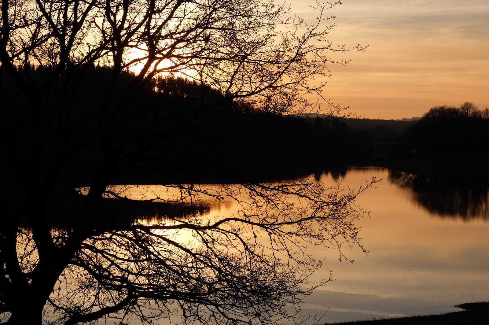 Puesta de sol desde El Caurel