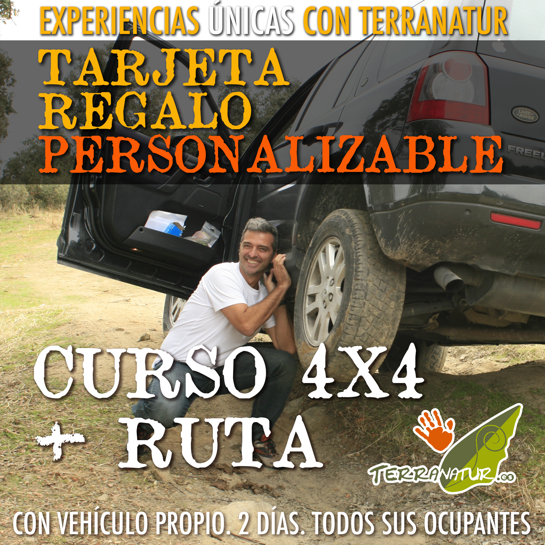 Tarjeta Regalo Curso 4x4 + Ruta Terranatur